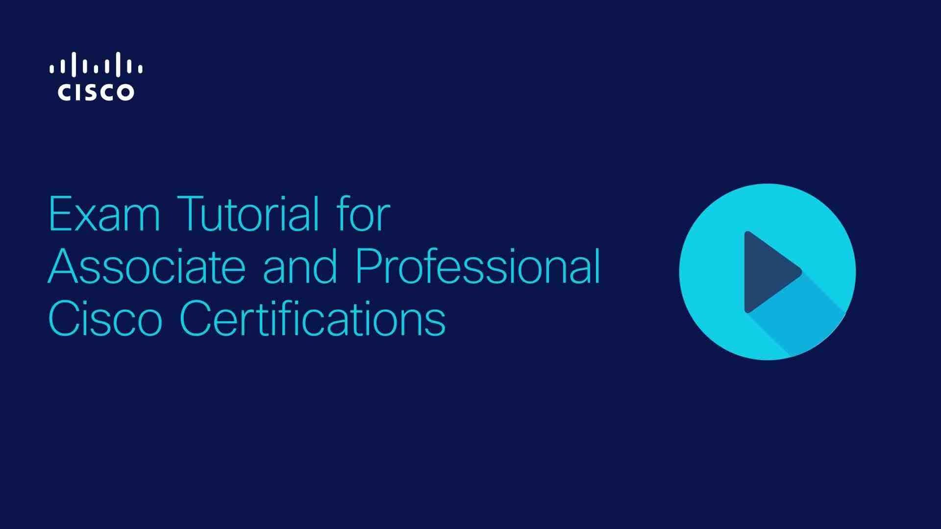 Cisco Certification Exam Tutorial Videos