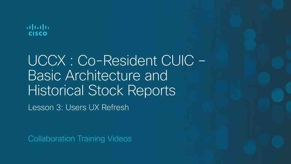 Lesson 3: Users UX Refresh